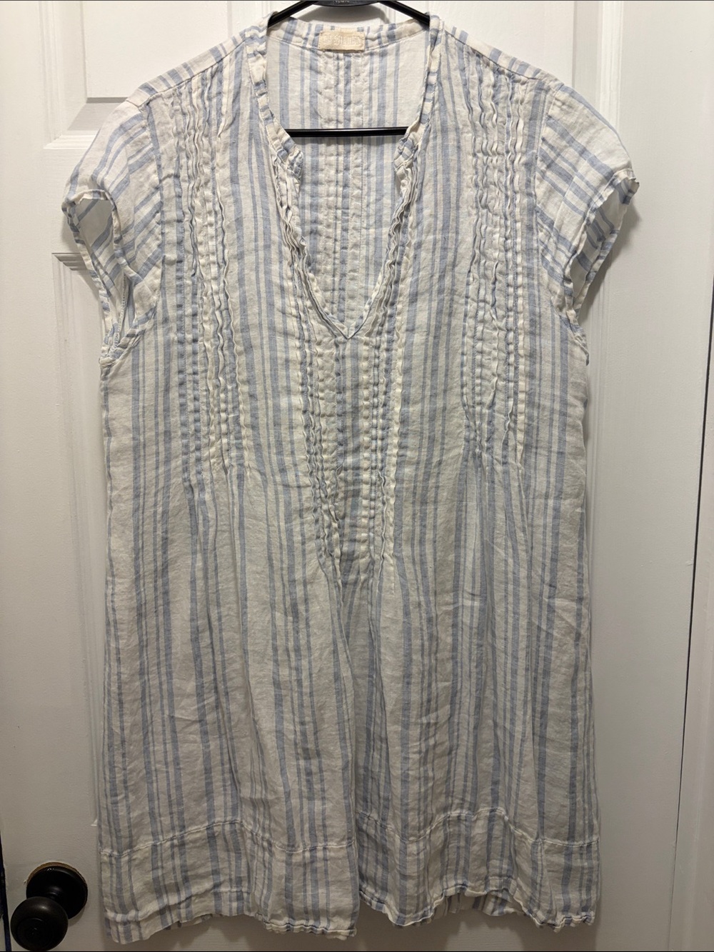 CP SHADES Anthropologie linen tunic dress size large